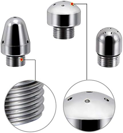 Lovearea Nozzle Clean Shower Head 3 Aluminum Cleaner Set