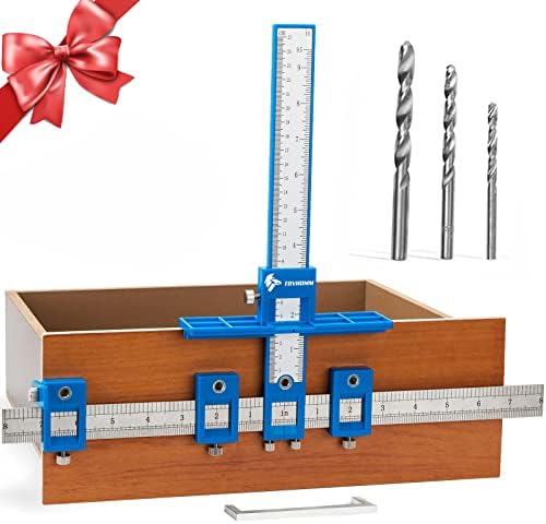 TBVHOMM Cabinet Hardware Jig with Drill Guide and Template Tool