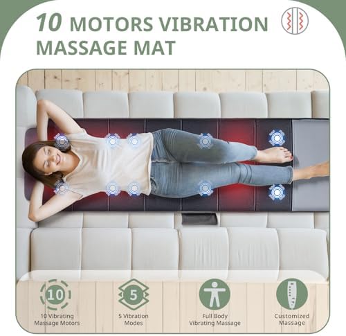 Mynt Full Body Massage Mat with Heat and Vibration 1
