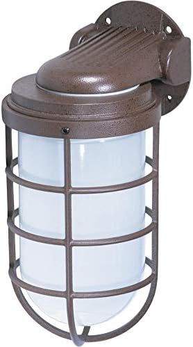 Nuvo SF76623 Industrial Wall Light with Frosted Glass