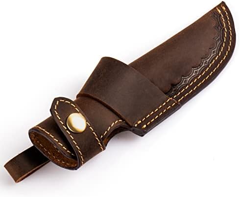 Gentlestache Belt Knife Sheath Dark Brown