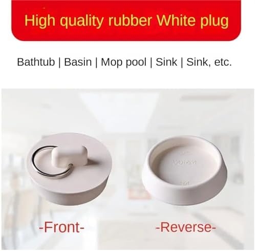 Bath Plug Caps Rubber Drain Stopper for Kitchen Bathroom