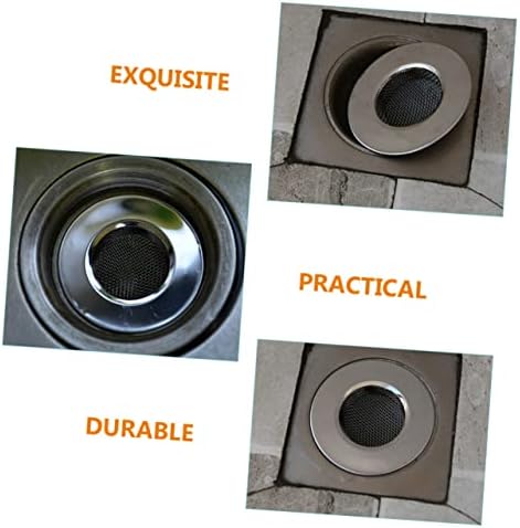 NUOBESTY 3Pcs Stainless Steel Drain Hair Catcher