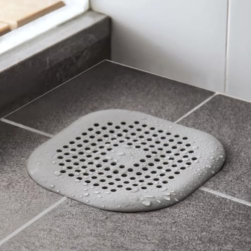 Uonlytech 3pcs Silicone Drain Cover with Suction Cup