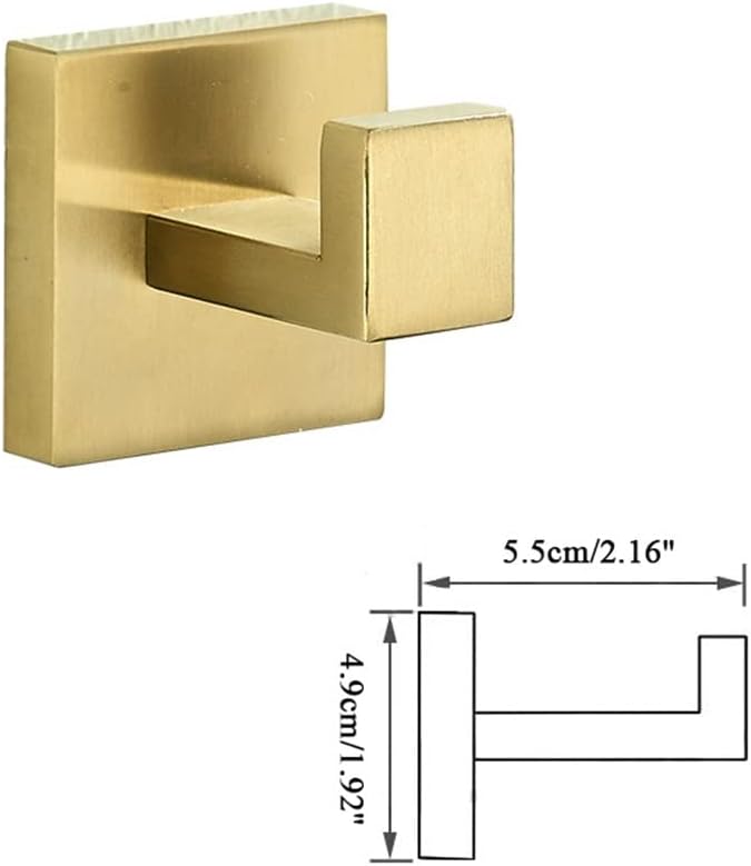 BOCbco Brushed Gold Towel Rail Hardware Set 1