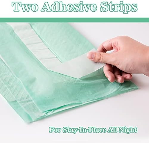 MILDPLUS Extra Large Bed Pads 30 X 36 with Adhesive Strips 30 Count