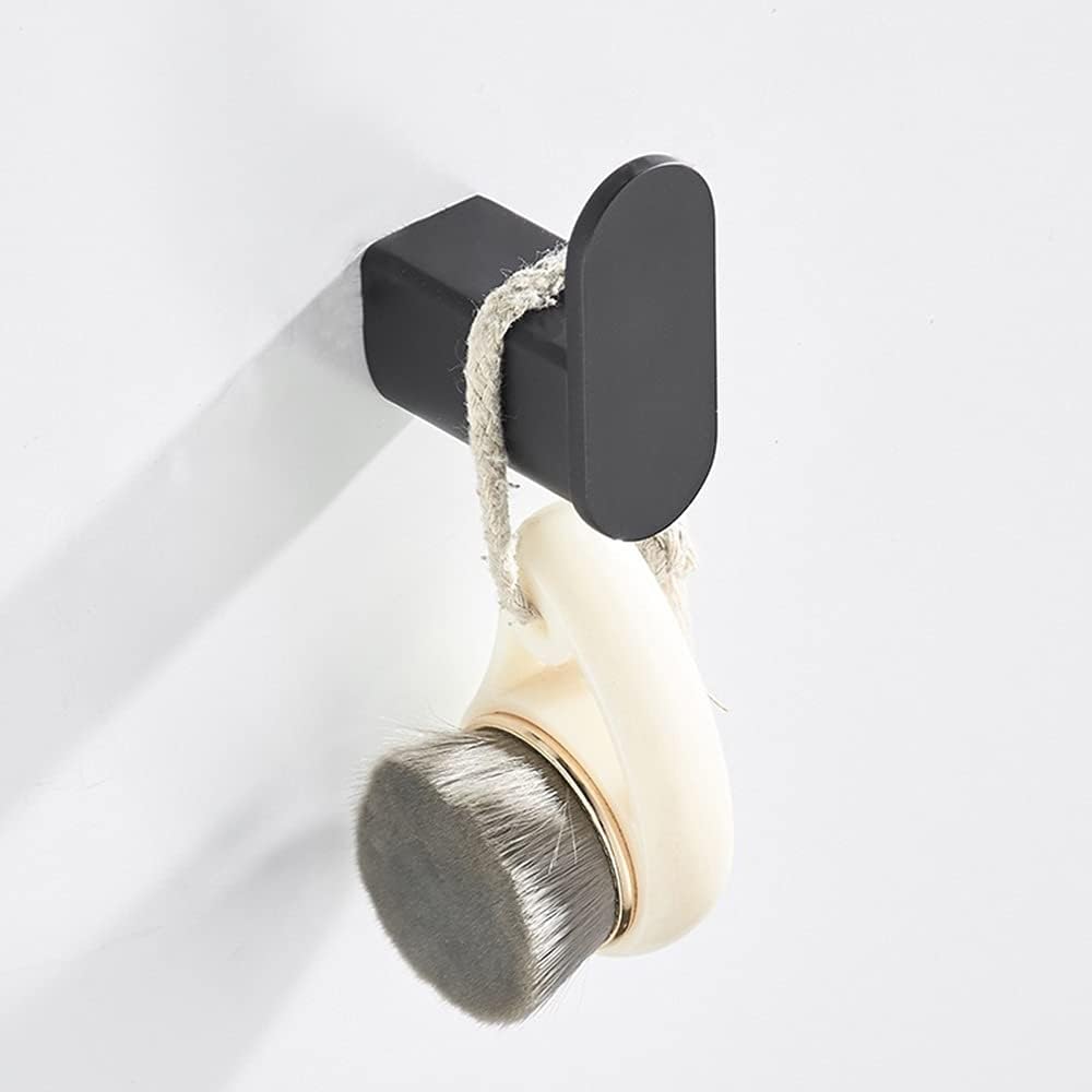 BOCbco Matt Black Towel Rail Bathroom Hardware Set
