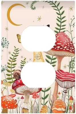 Nature Plant Botanical Wall Switch Cover 1 Gang Decorative