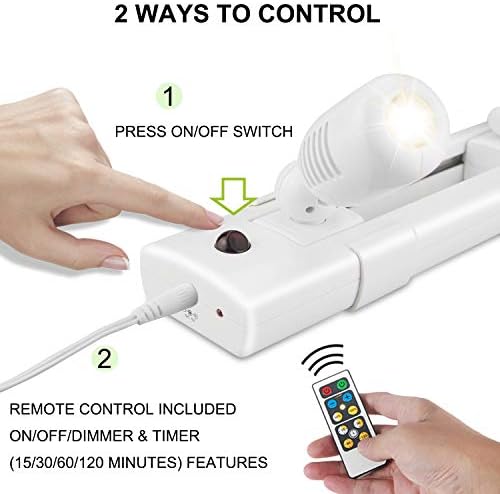 BIGLIGHT Dimmable LED Track Light with Remote Control