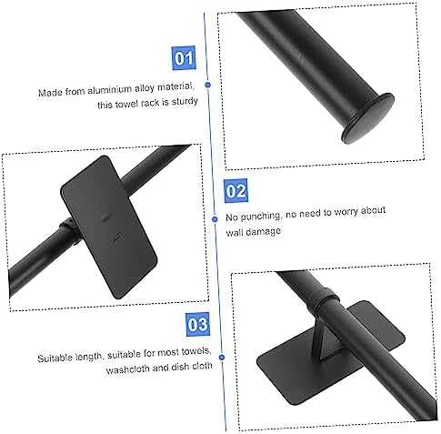 MAGICLULU 1Set Bathroom Towel Bar Holder