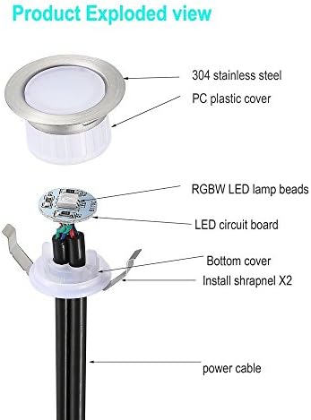 Sumaote 10pcs WiFi Smart LED Deck Light Kit 1