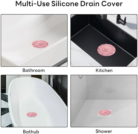 LERAO 3PCS Shower Drain Hair Catcher Set