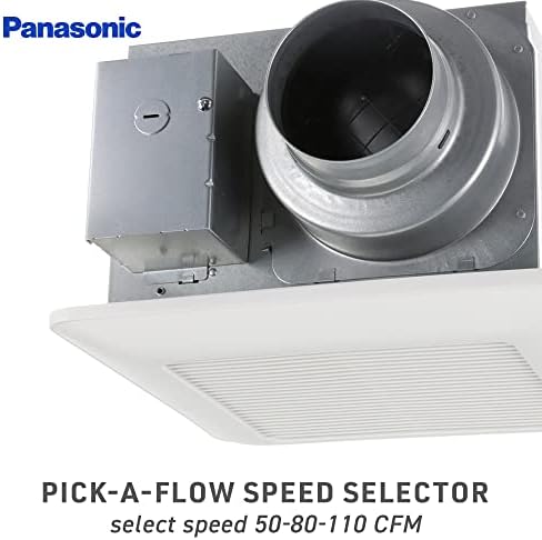 Panasonic FV-0511VQ1 WhisperCeiling DC Bathroom Exhaust Fan - Quiet Energy Efficient