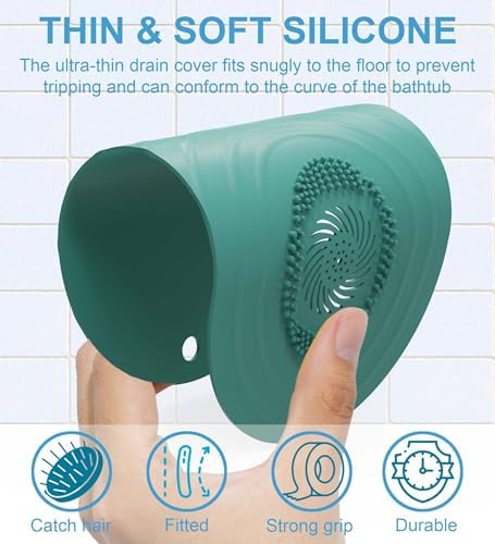 TAPPOP Hair Catcher 2 Pack for Shower Drain