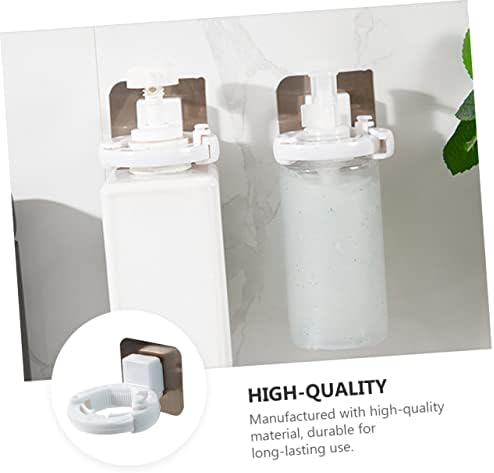 KONTONTY 3pcs Shower Gel Bottle Rack Anti-Falling Wall No Punching