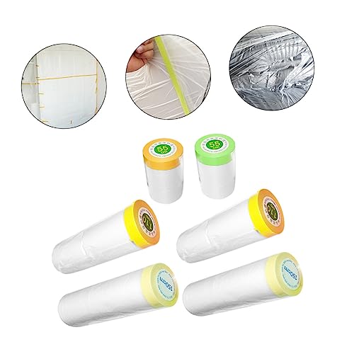 OSALADI 6 Rolls Masking Paper for Paint Protection