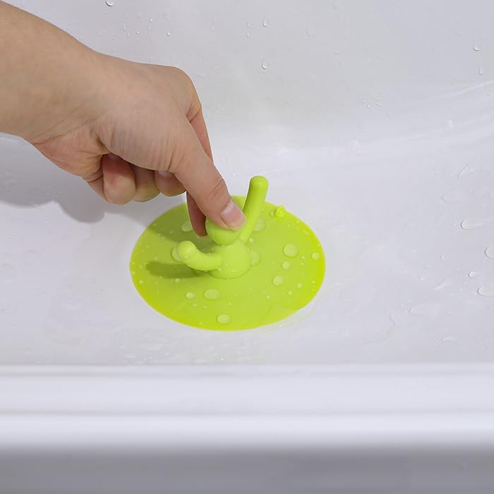 AKOAK Green Human-Shaped Floor Drain Plug 1