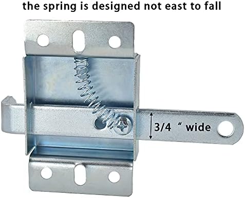 Garage Door Side Lock Inside Deadlock 2 Pack