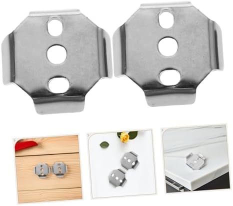 Luxshiny 2Pcs Bathroom Towel Bar Mounting Bracket