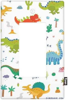 Dinosaur Rocker Light Switch Cover Plate 1 Gang