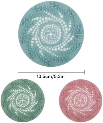 LERAO 3PCS Shower Drain Hair Catcher Set