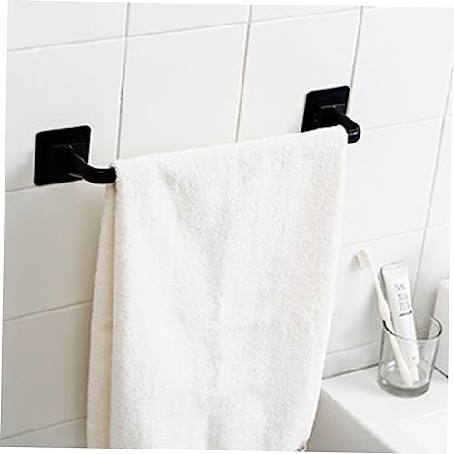 NUOBESTY Plastic Towel Bar Black