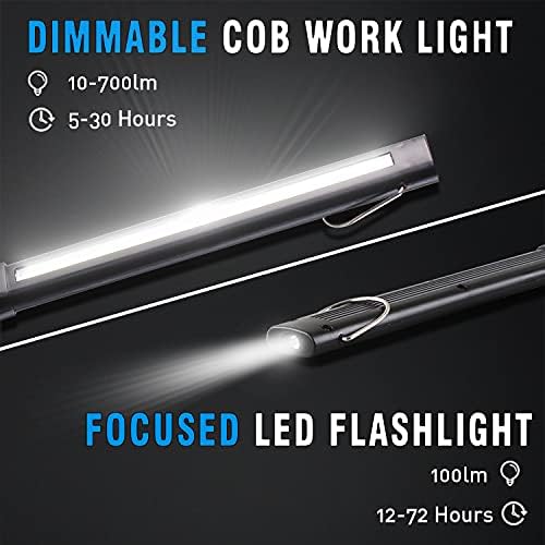 Dr Prepare LED Work Light with 360 Folding and Magnetic Base
