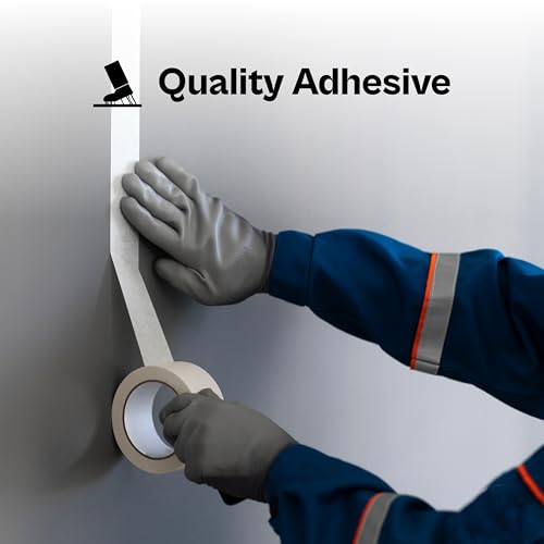 Heavy Duty Masking Tape 43 Mil 34 Inch x 60 Yards 96 Rolls