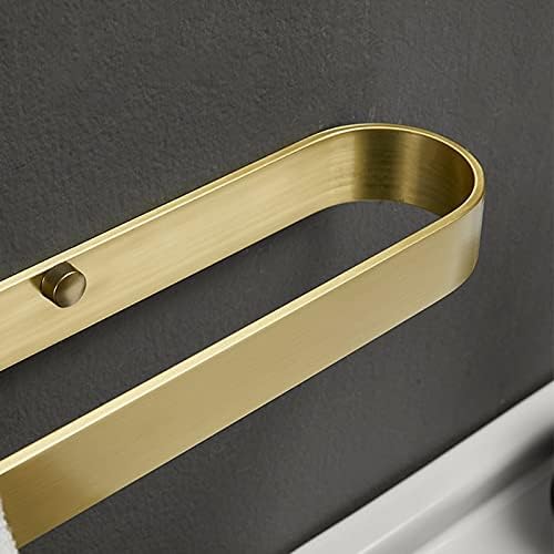 BOCbco Towel Rail 30Cm Wall Mounted Brushed Gold