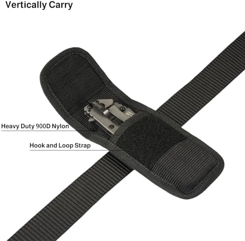 VEPKOIT Knife Sheath for Belt - Durable Nylon Tactical Holder