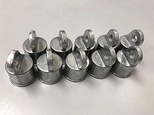 Fencesmart4U Chain Link Fence Rail Ends Aluminum 10 Pc Pack 1-38