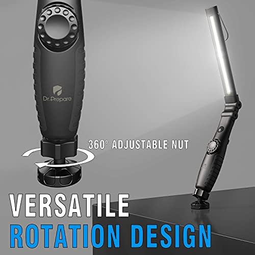 Dr Prepare LED Work Light with 360 Folding and Magnetic Base