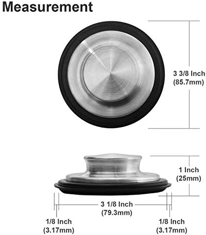 2PCS Hilltop Kitchen Sink Drainer Set - 3-12 Inch Drain Strainer Stopper