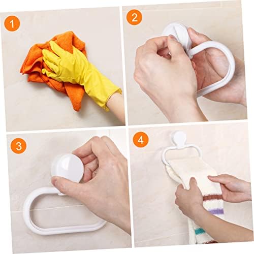 OSALADI Self-Adhesive Towel Holder Ring for Bathroom Kitchen 1