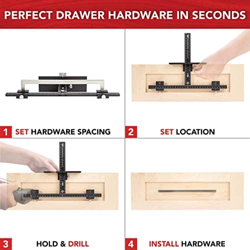 True Position Tools Original Cabinet Hardware Jig - Made in USA 1