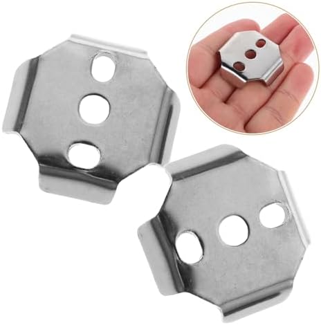 Luxshiny 2Pcs Bathroom Towel Bar Mounting Bracket