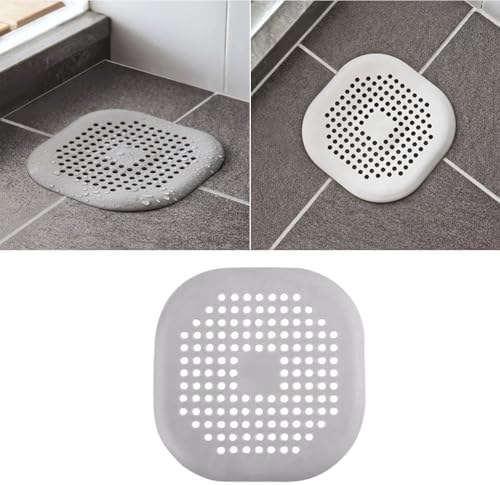 Uonlytech 3pcs Silicone Drain Cover with Suction Cup