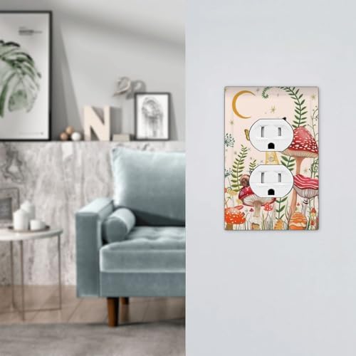 Nature Plant Botanical Wall Switch Cover 1 Gang Decorative