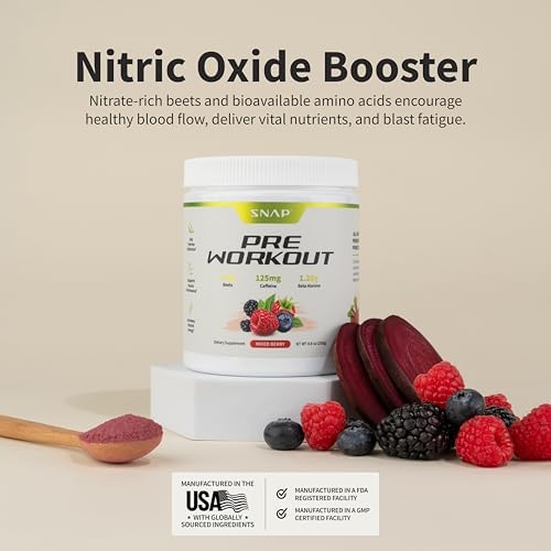 Snap Supplements Beet Root Powder Pre Workout