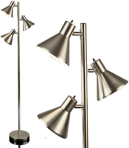 LIGHTACCENTS Tree Floor Lamp with 3 Adjustable Lights