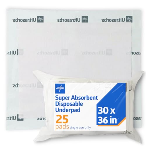 Medline Ultrasorbs Drypads 25 Count for Adults