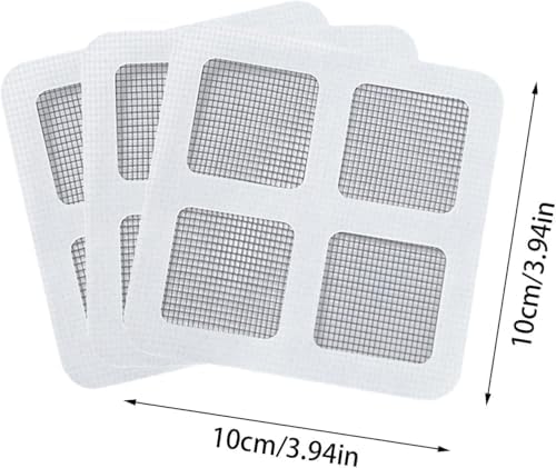 ZhangyiHot 3 Pcs White Bathtub Hair Catcher Patches