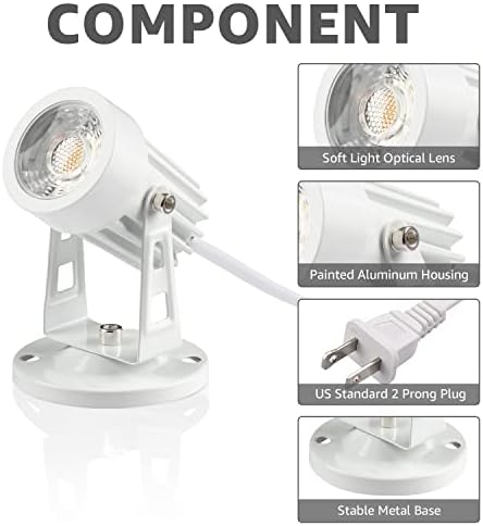 SUNVIE 2 Pack LED Spot Lights for Indoor Plants