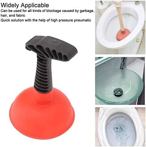 Mini Sink Plunger with Short Handle for Quick Drain Unclogging