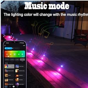 Sumaote 10 Piece LED Deck Light Kit with WiFi Control
