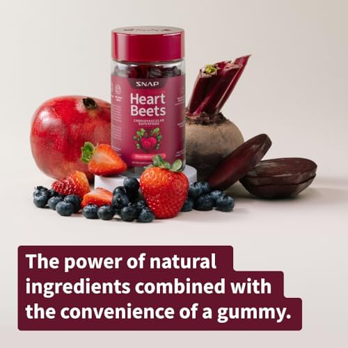 Snap Supplements Heart Beet Gummies 60 Count