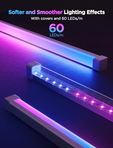 Govee 164ft RGBIC LED Strip Lights with Covers 1
