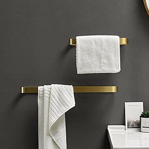 BOCbco Towel Rail 30Cm Wall Mounted Brushed Gold