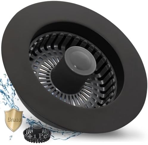 BAOLSLS 3 in 1 Kitchen Sink Stopper with Basket Strainer