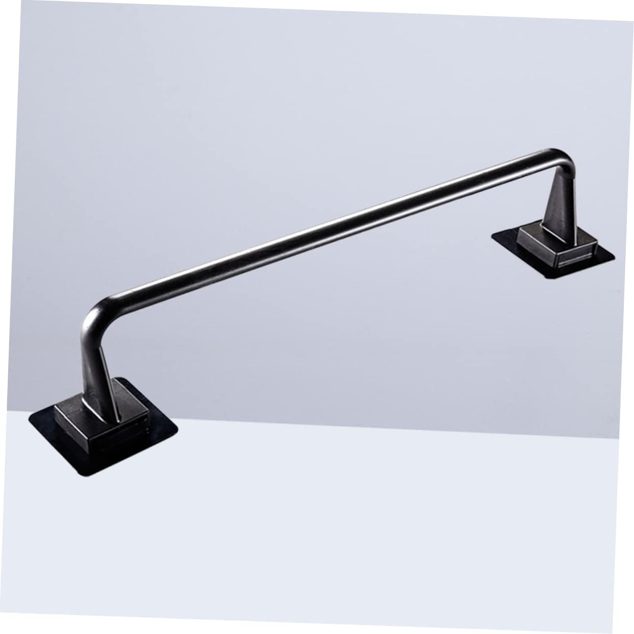TEHAUX Modern Single Towel Holder Black No Drill Design